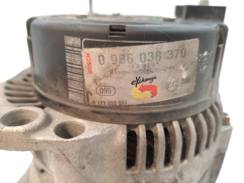 Alternador 0986038370 0123320007  - Volkswagen Golf Iii Berlina (1h1) 1.9 Diesel 4