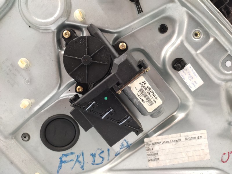 Elevalunas Trasero Derecho 6q0959812a 400788a  - Skoda Fabia (6y2/6y3) 1.0 6
