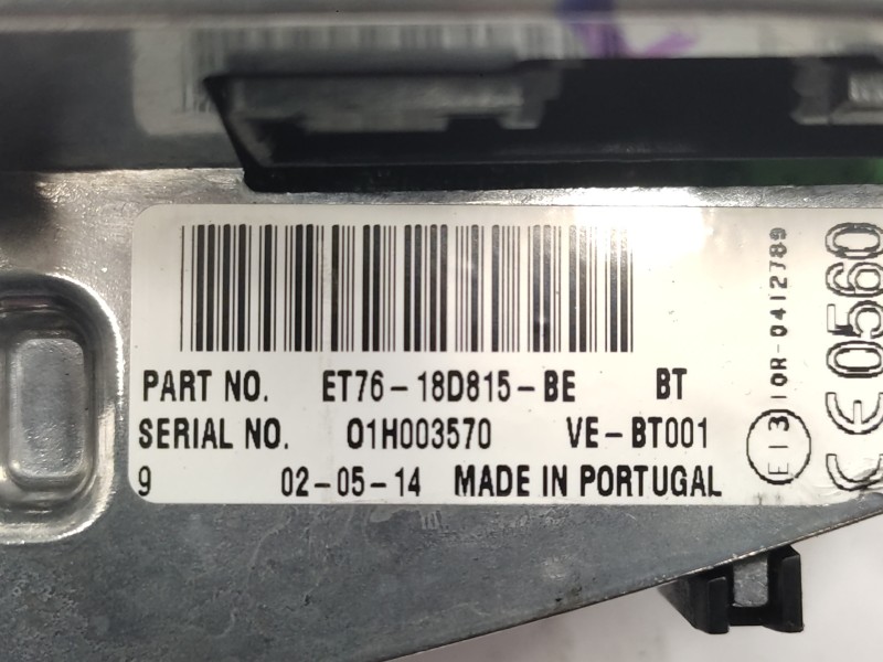 Sistema Audio / Radio Cd Et7618d815be 2603129  - Ford Transit Courier 1.5 Tdci Cat 6