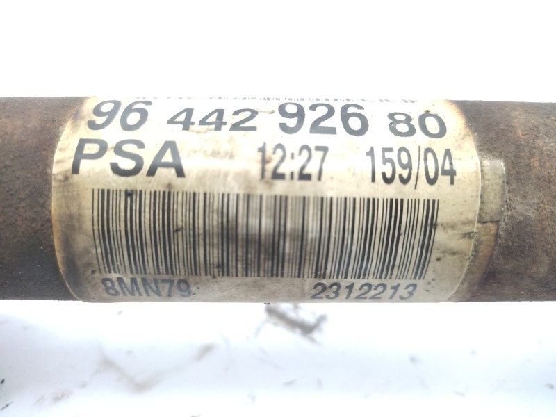 Transmision Delantera Izquierda 9644292680 3272gg  - Peugeot 407 Confort 3