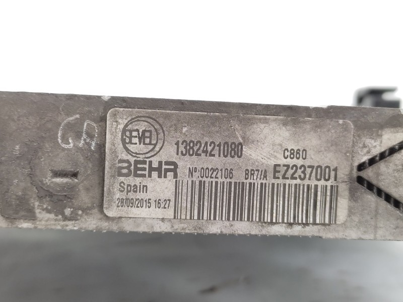 Recambio de radiador agua para citroën jumper ii furgoneta 2.2 hdi 130 referencia OEM IAM 1382421080 1330Q3 