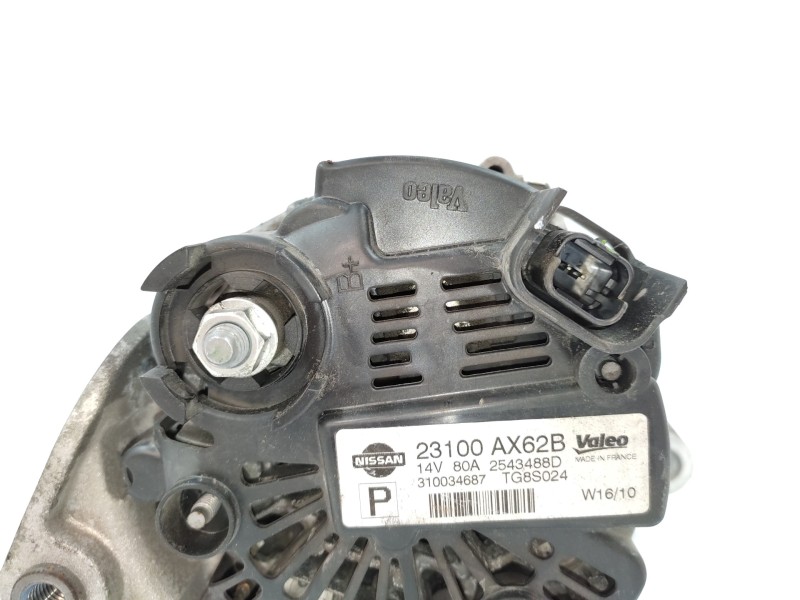 Alternador 23100ax62b 2543488d Tg8s024  - Nissan Micra (k12e) 1.2 Cat 2