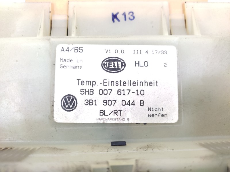 Mando Climatizador 3b1907044b 5hb00761710 Hella - Volkswagen Passat Berlina (3b2) Comfortline 4
