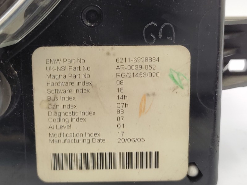 Cuadro Instrumentos 62116928884 62109126990  - Mini Mini (r50, R53) One D 7