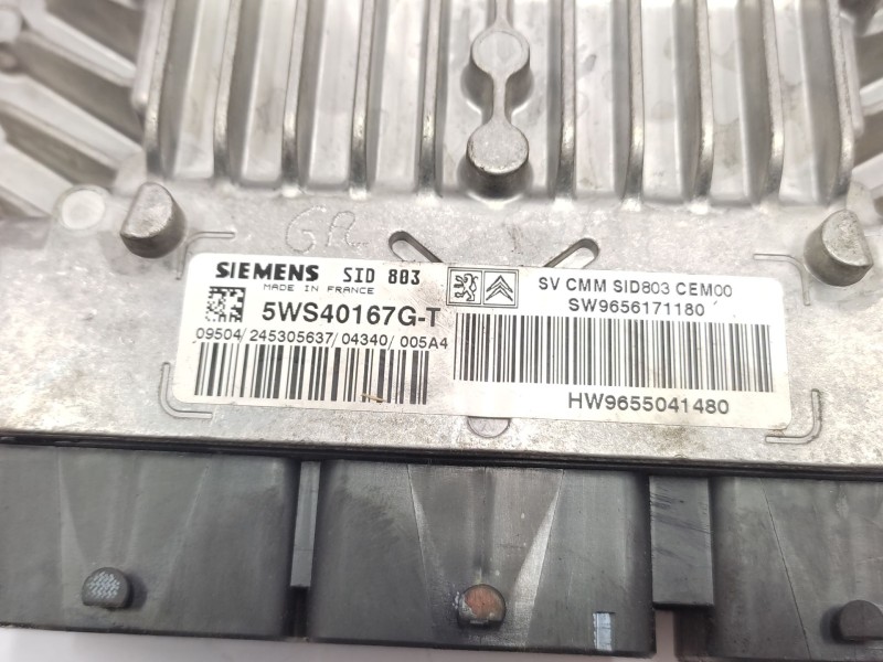 Centralita Motor Uce 9655041480 5ws40167gt - Peugeot 407 Sw St Confort 3
