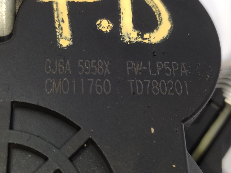 Elevalunas Trasero Derecho Eg2172590c Gj6a5958x  - Mazda Cx-7 (er) Luxury 2