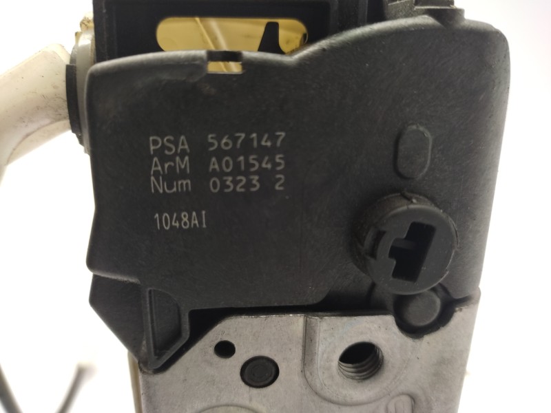 Cerradura Puerta Delantera Derecha 567147 9136cr  - Peugeot 308 Premium 3