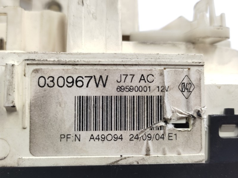 Mando Calefaccion / Aire Acondicionado 7701070473  - Renault Modus 1.5 Dci Diesel 5