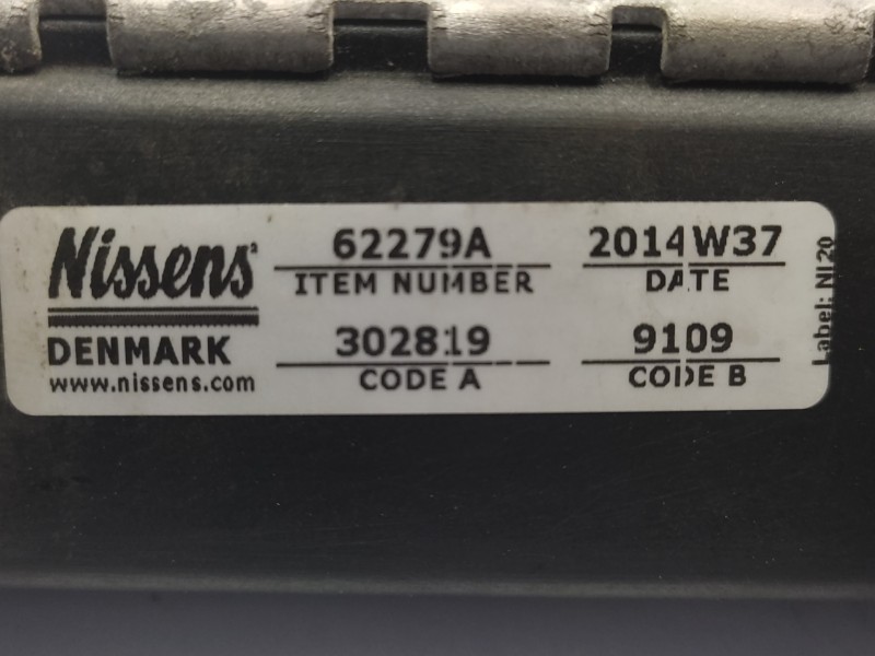 Radiador Agua 19010p45505 62279a  - Mg Serie 600 (rh) 2.0 Cat 2