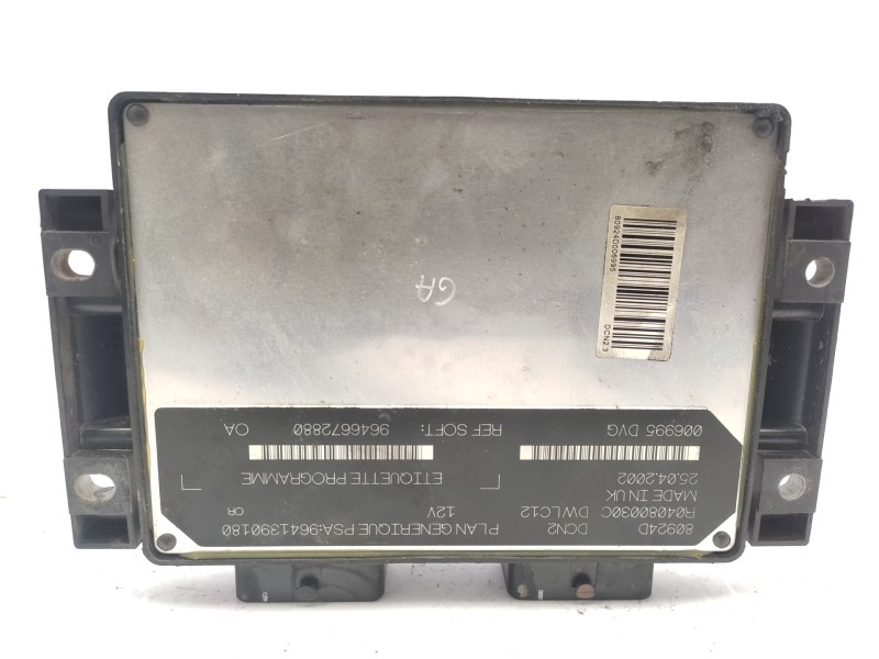Centralita Motor Uce 9646672880 R04080030c - Peugeot 206 Berlina Xr 5