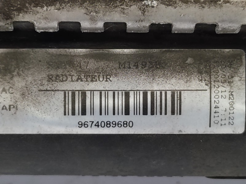 Radiador Agua 9674089680 1330y5  - Citroën C4 Picasso 1.6 16v 3
