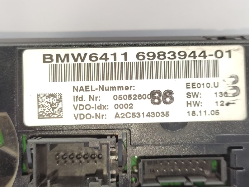 Mando Climatizador 64116983944 64119199259  - Bmw 1 (e87) 118 D 7