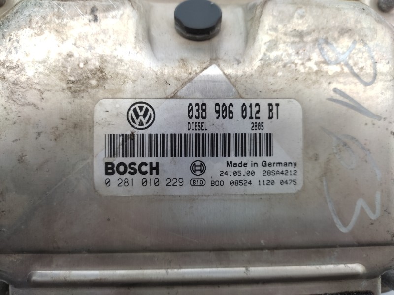 Centralita Motor Uce 038906012bt 0281010229 - Seat Leon (1m1) 1.9 Tdi 7