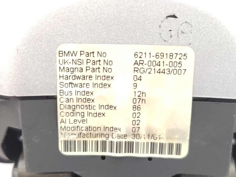 Cuadro Instrumentos 62116918725 62116936294  - Mini Mini (r50, R53) One 6