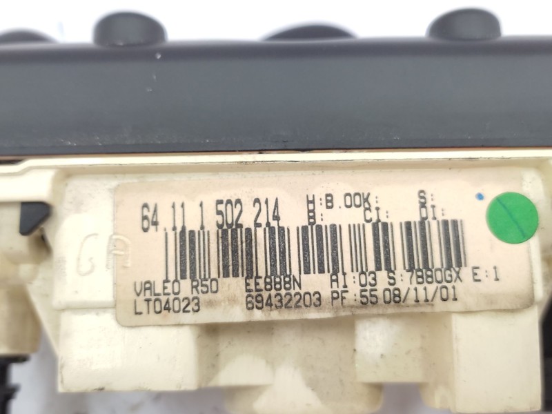 Mando Calefaccion / Aire Acondicionado 64111502214  - Mini Mini (r50, R53) One 6