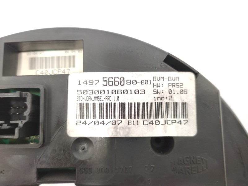 Cuadro Instrumentos 1497566080 610326  - Peugeot 807 St Pack 4