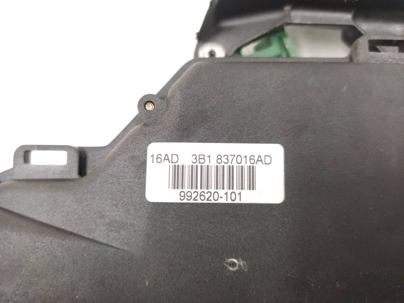 Cerradura Puerta Delantera Derecha 3b1837016ad  - Skoda Superb (3u4) 1.9 Tdi 7