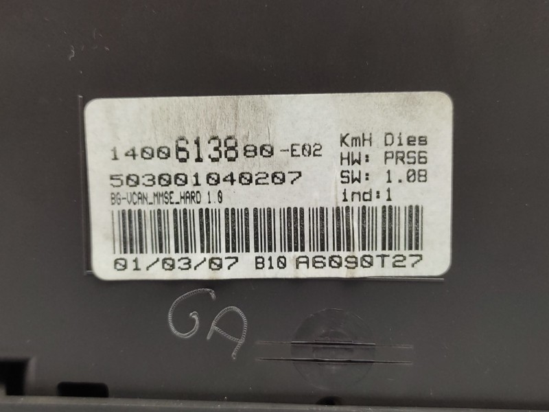 Cuadro Instrumentos 1400613880 6105xg  - Citroën C8 (ea_, Eb_) 2.0 Hdi 6