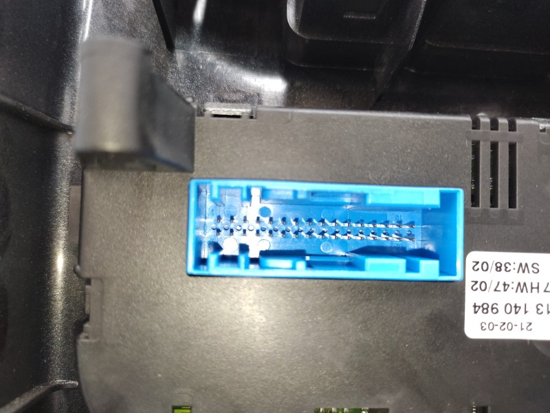 Mando Climatizador 013140984 24459929  - Opel Zafira A Elegance 2