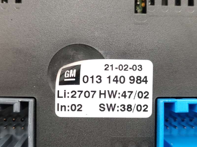 Mando Climatizador 013140984 24459929  - Opel Zafira A Elegance 3