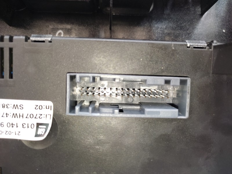 Mando Climatizador 013140984 24459929  - Opel Zafira A Elegance 5