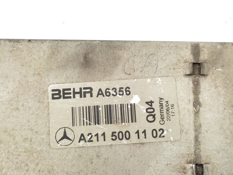 Intercooler A2115001102  - Mercedes-benz Clase E (w211) E 270 Cdi (211.016) 3