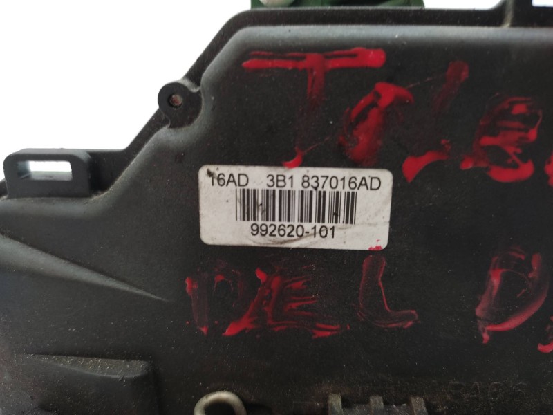 Cerradura Puerta Delantera Derecha 3b1837016ad  - Seat Toledo (1m2) 1.6 5