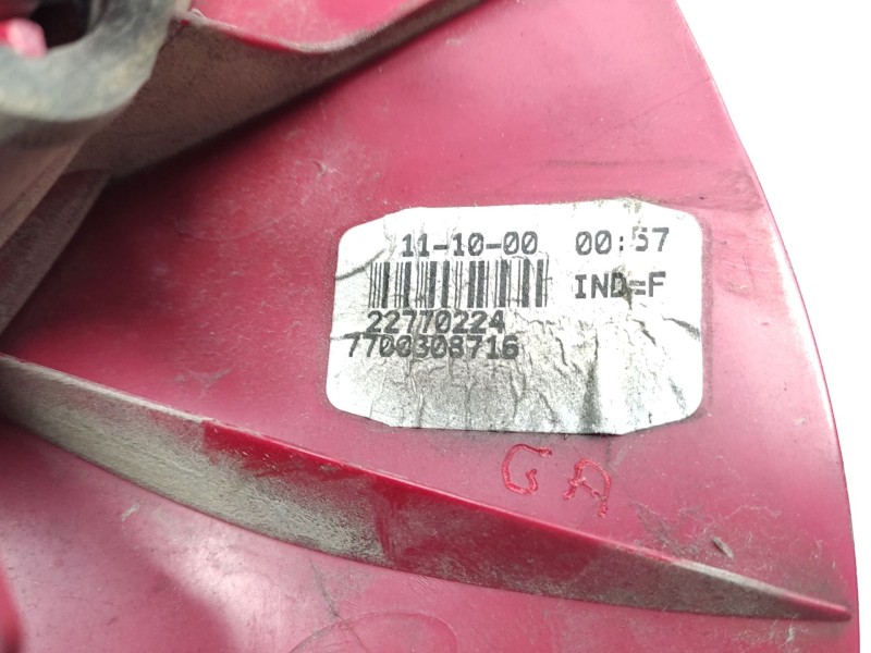 Piloto Trasero Derecho 7700308716  - Renault Kangoo (f/kc0) Authentique 4
