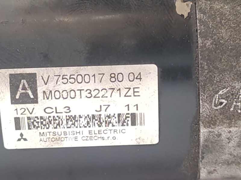Motor Arranque V75500178004 M000t32271ze 5802ar - Peugeot 207 Sport 3