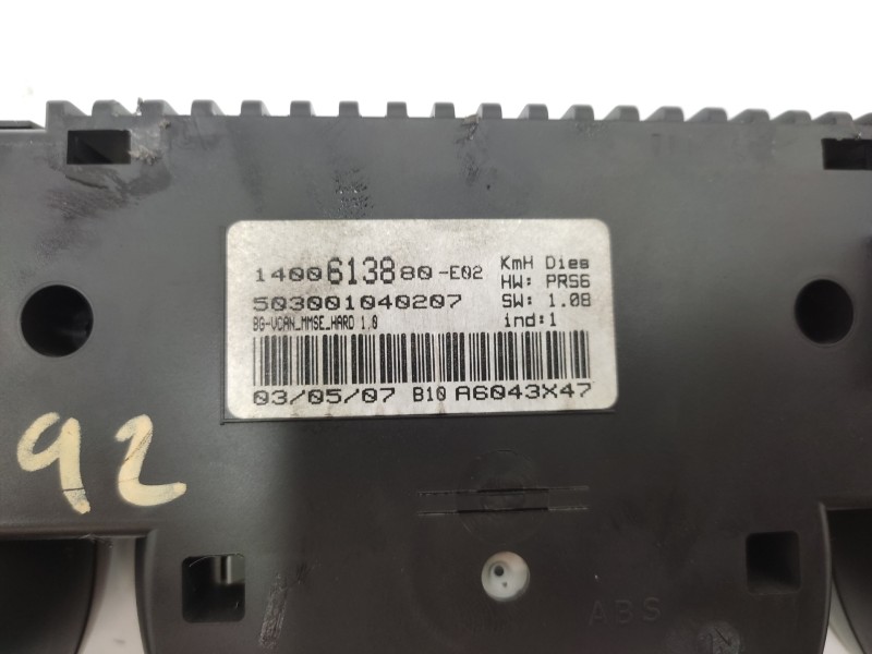 Cuadro Instrumentos 1400613880 503001040207  - Peugeot 807 2.2 Hdi Fap Cat (4hw) 6