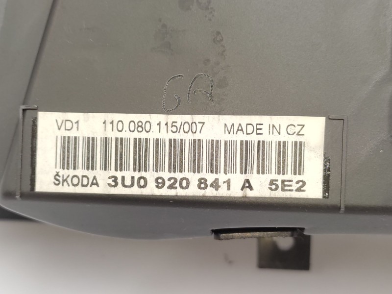 Cuadro Instrumentos 3u0920841a  - Skoda Superb I (3u4) 2.5 Tdi 7