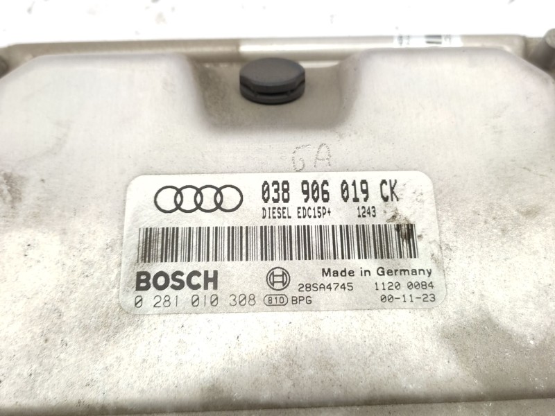 Centralita Motor Uce 038906019ck 0281010308 - Audi A3 (8l1) 1.9 Tdi 4