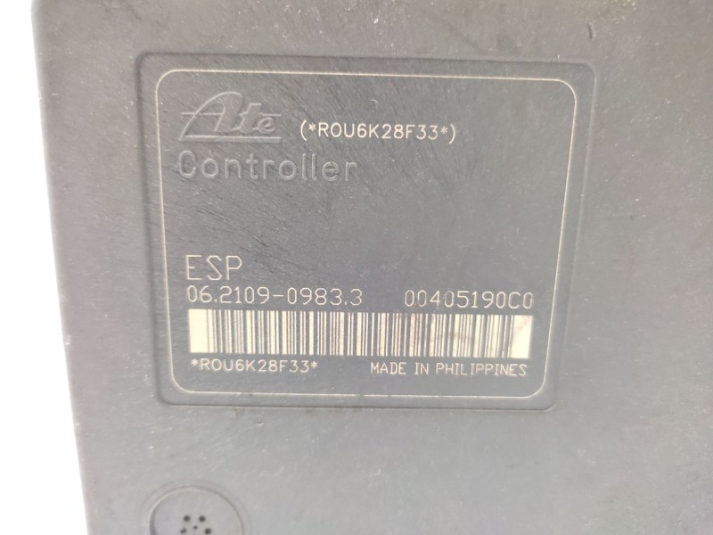 Abs 6n612c405ea Bby3437az 06210207094 - Mazda 3 (bk) 2.0 Mzr-cd (bk14) 7