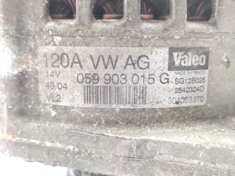 Alternador 059903015g 059903015gx Sg12b025 - Skoda Superb I (3u4) 2.5 Tdi 6