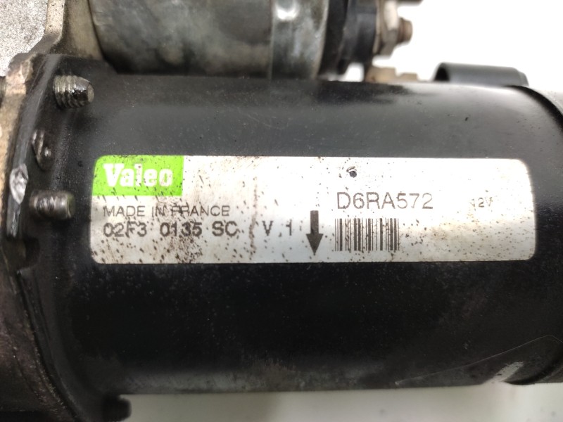 Motor Arranque D6ra572 02f30135sc Valeo - Peugeot 307 (s1) 1.6 16v Cat 7