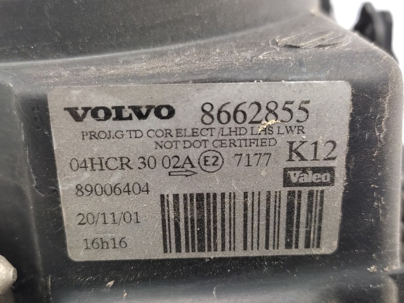 Faro Izquierdo 8662855 89006404  - Volvo S80 Berlina 2.4 Diesel Cat 5