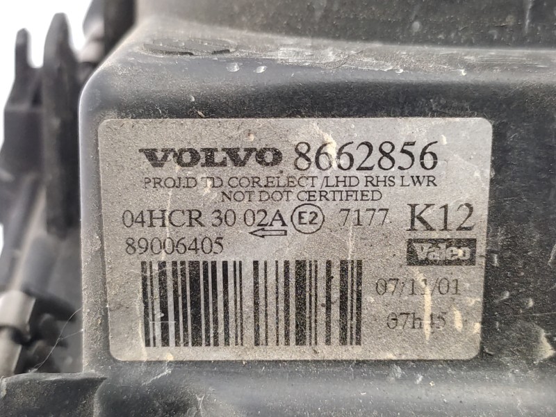 Faro Derecho 8662856 89006405  - Volvo S80 Berlina 2.4 Diesel Cat 5