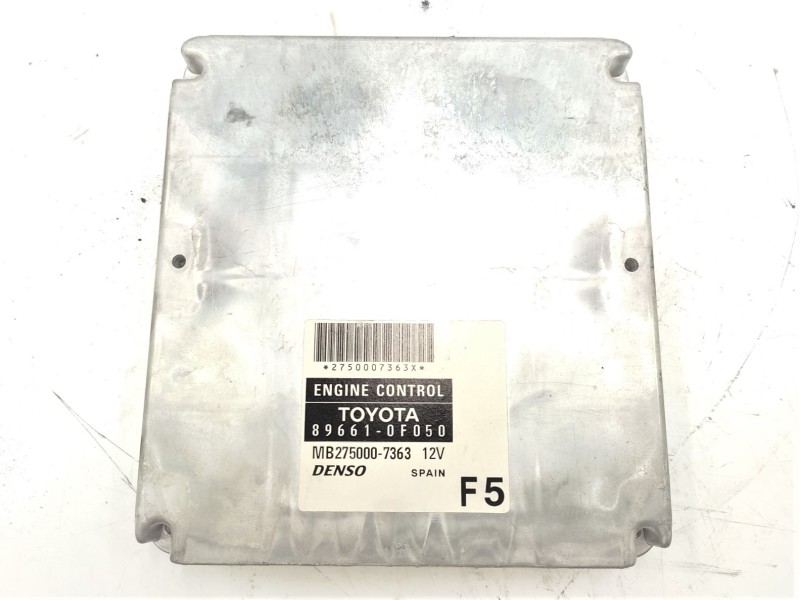 Recambio de centralita motor uce para toyota corolla verso (r1) 1.8 sol referencia OEM IAM 896610F050 2750007363 