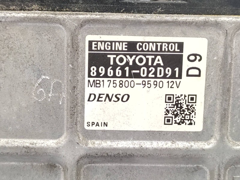 Centralita Motor Uce 8966102d91  - Toyota Auris 2.0 D-4d Cat 10