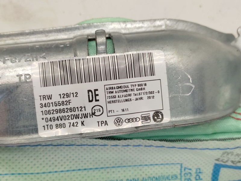 Kit Airbag 1t0880201aa 1t0880204g - Volkswagen Touran (1t3) 2.0 Tdi 6