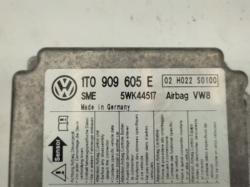 Kit Airbag 1t0880201aa 1t0880204g - Volkswagen Touran (1t3) 2.0 Tdi 7