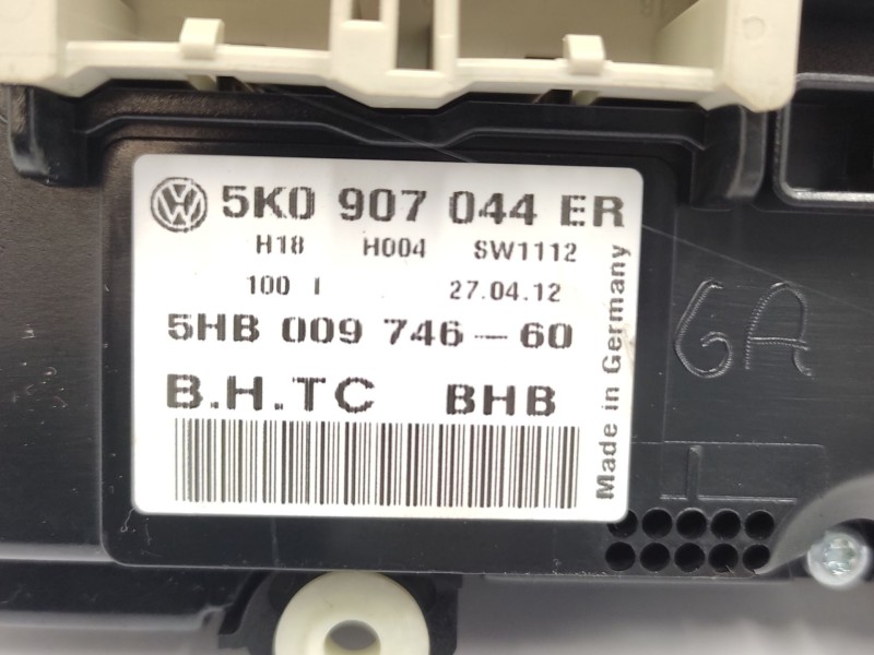 Mando Climatizador 5k0907044gj  - Volkswagen Touran (1t3) 2.0 Tdi 7