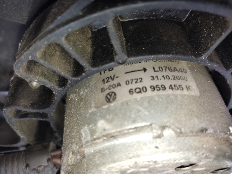 Electroventilador 6q0959455k  - Skoda Fabia (6y2/6y3) Special 3