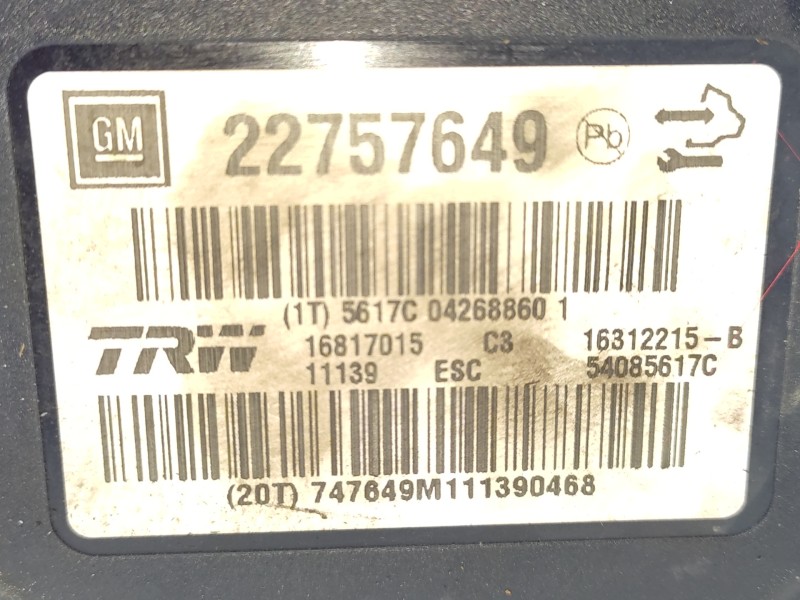 Abs 22757649 54085617c  - Opel Insignia Berlina 2.0 16v Cdti 6