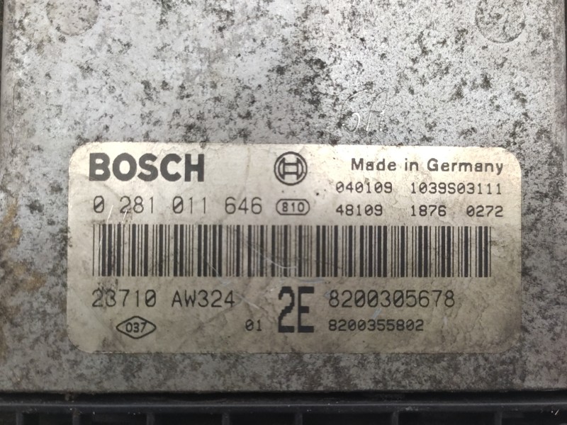 Centralita Motor Uce 23710aw324 0281011646  - Nissan Primera (p12) 1.9 Dci 4