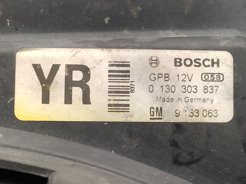 Electroventilador 9133063 0130303837 9133061 - Opel Zafira A Elegance 5