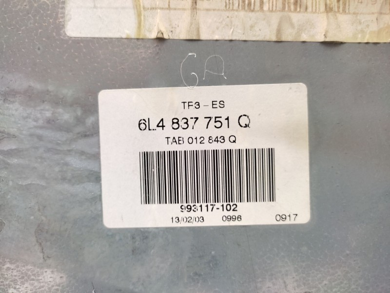 Elevalunas Delantero Izquierdo 6l4837751q 6l4837461  - Seat Ibiza Iii (6l1) 1.4 16v 4
