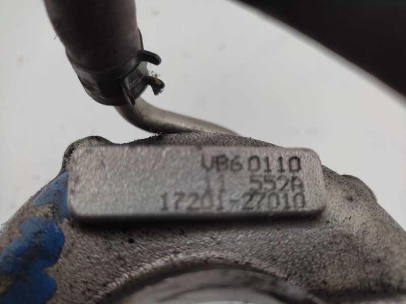 Recambio de turbocompresor para toyota avensis berlina (t 22) 2.0 d4-d luna (4-ptas.) referencia OEM IAM 1720127010 VB60110 IHI