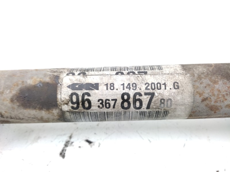 Transmision Delantera Izquierda 9636786780 32725x  - Peugeot 307 (s1) 1.6 16v Cat 3
