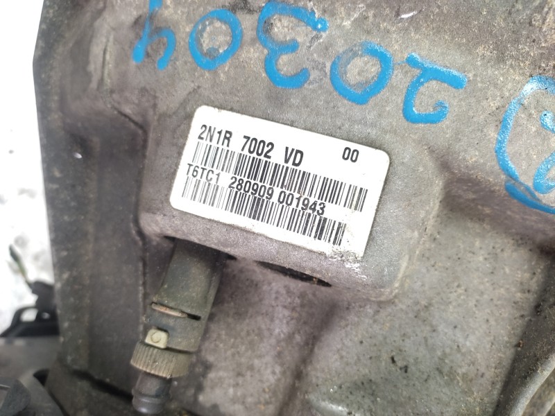 Caja Cambios 2n1r7002vd  - Ford Fusion (cbk) 1.4 Tdci Cat 5